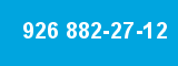 926 882-27-12
